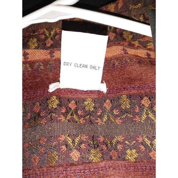 Women's Tapestry Blazer Size 10 (Fits like 8) Unique Artsy Statement Style Trend - Picture 4 of 8